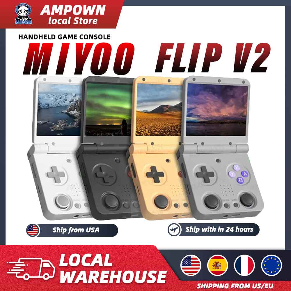 Gaming Console Tower - Console de jeu portable MIYOO Flip