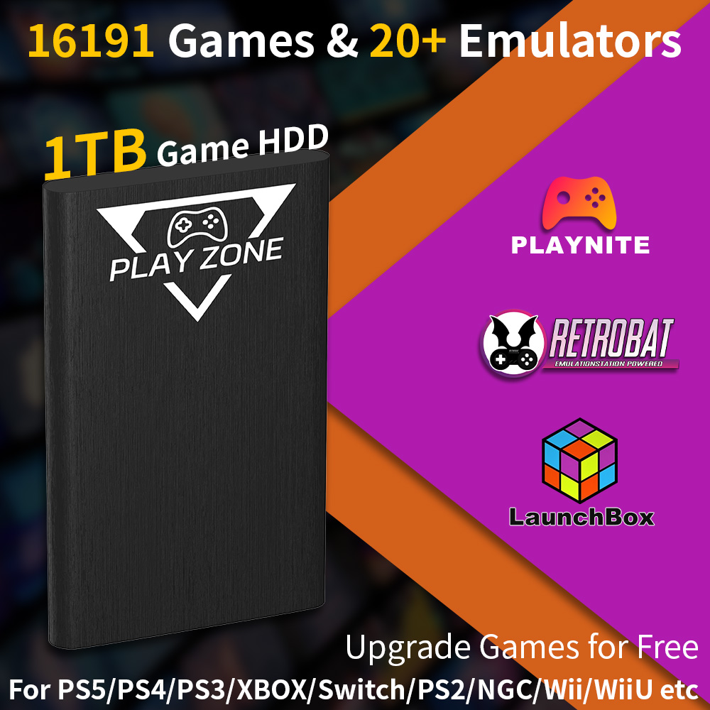 Gaming Console.Emulators - Disque dur portable de jeu Play
