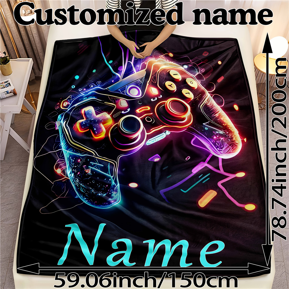 Gaming Console Names - Couverture en flanelle pour console de