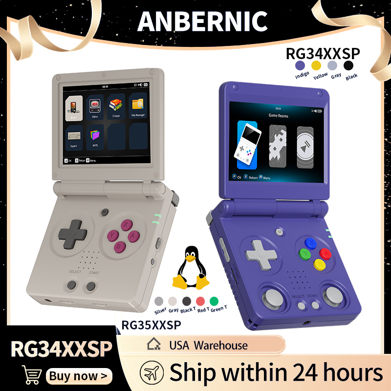 Anbernic RG34XXSP RG35XXSP Con - Gaming Console In Chinese avis et prix