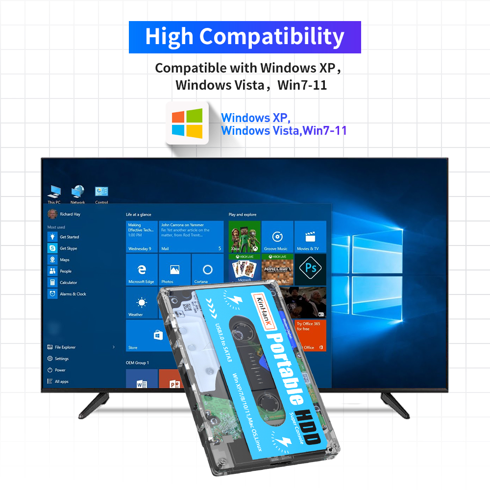 KINHANK 500G Gaming HDD Super  - Gaming Console.Emulators avis et prix
