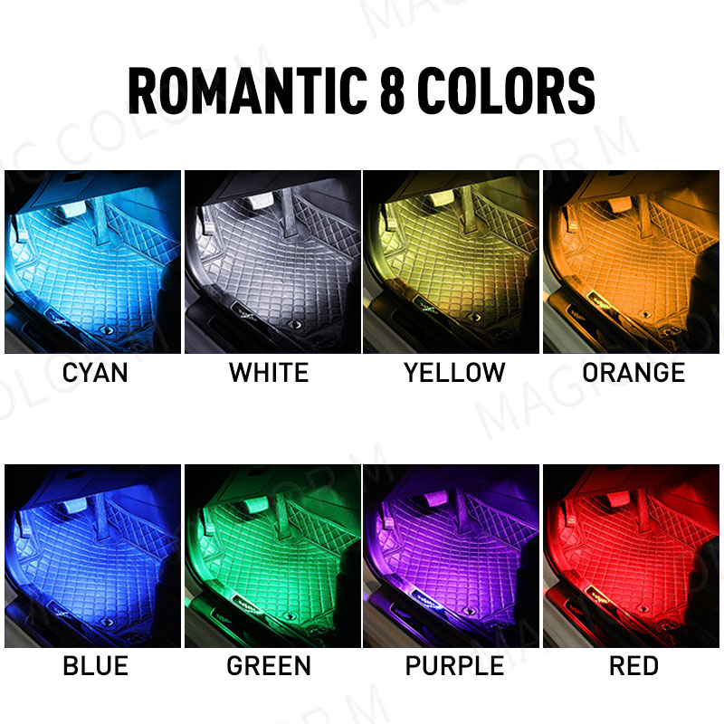 48/72 Led voiture pied lumière - Led Gaming Light Strip avis et prix