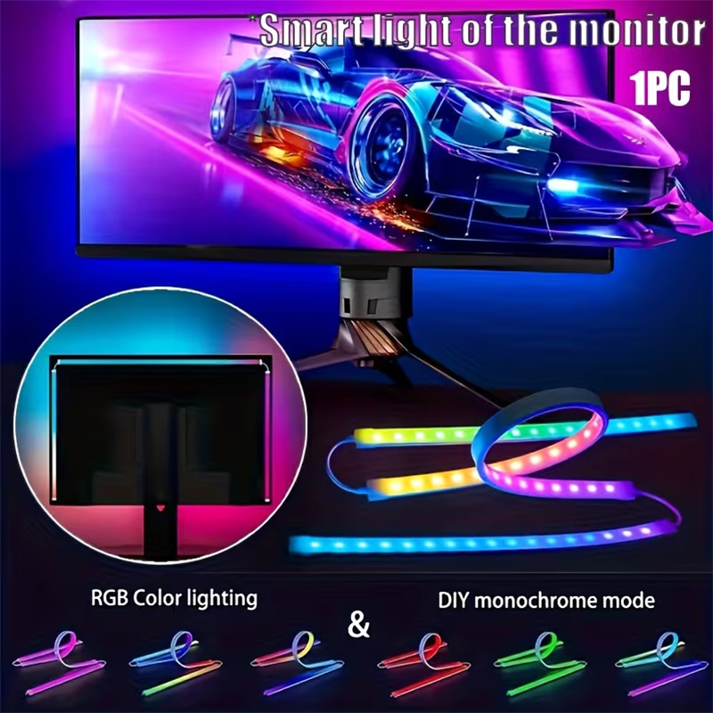 Bande lumineuse RGB pour jeux, - Led Gaming Light Strip avis et prix