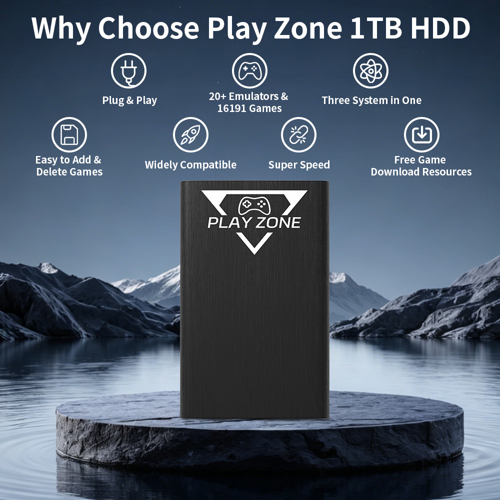Disque dur portable de jeu Pla - Gaming Console.Emulators avis et prix