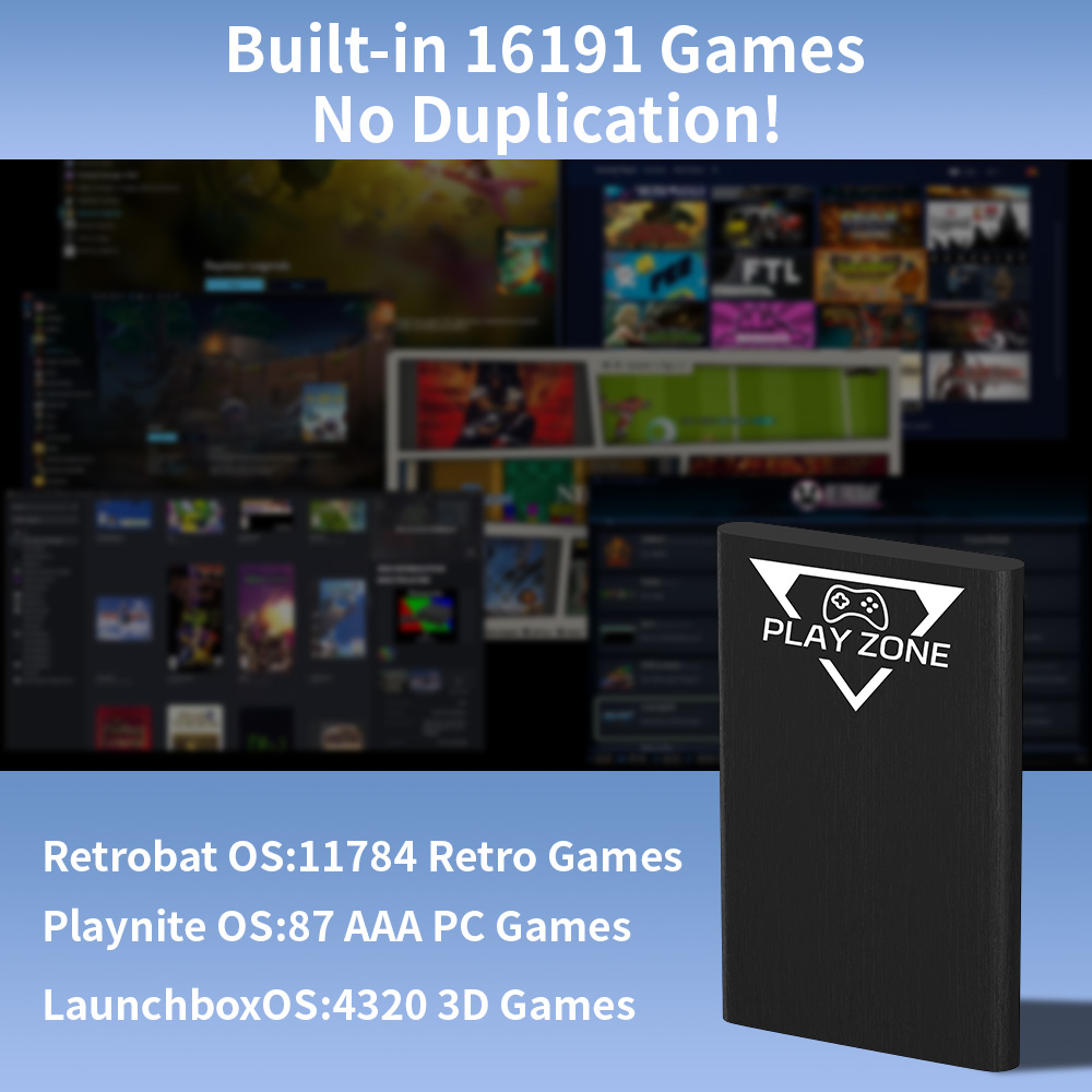 Disque dur portable de jeu Pla - Gaming Console.Emulators avis et prix
