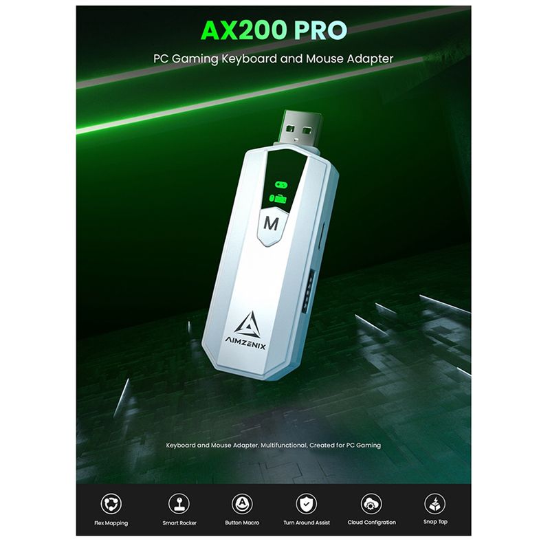 AIMZENIX AX200PRO Adaptateur C - Gaming Console Tower avis et prix