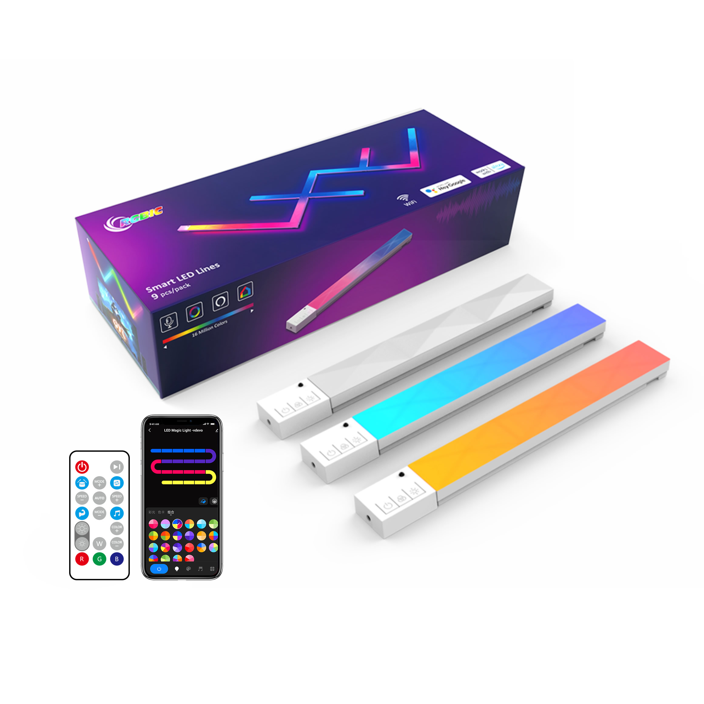 Bande LED musicale WiFi à épis - Led Gaming Light Strip avis et prix